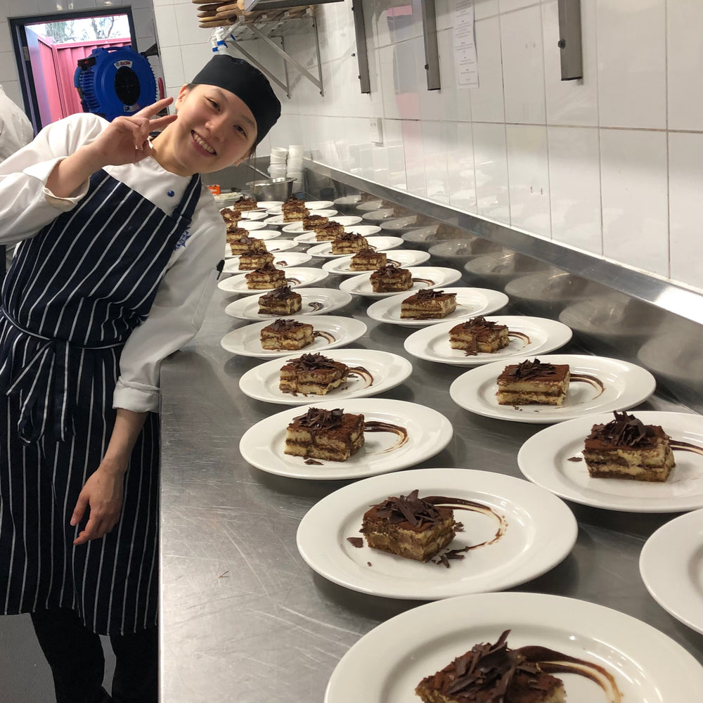 Making tiramisu